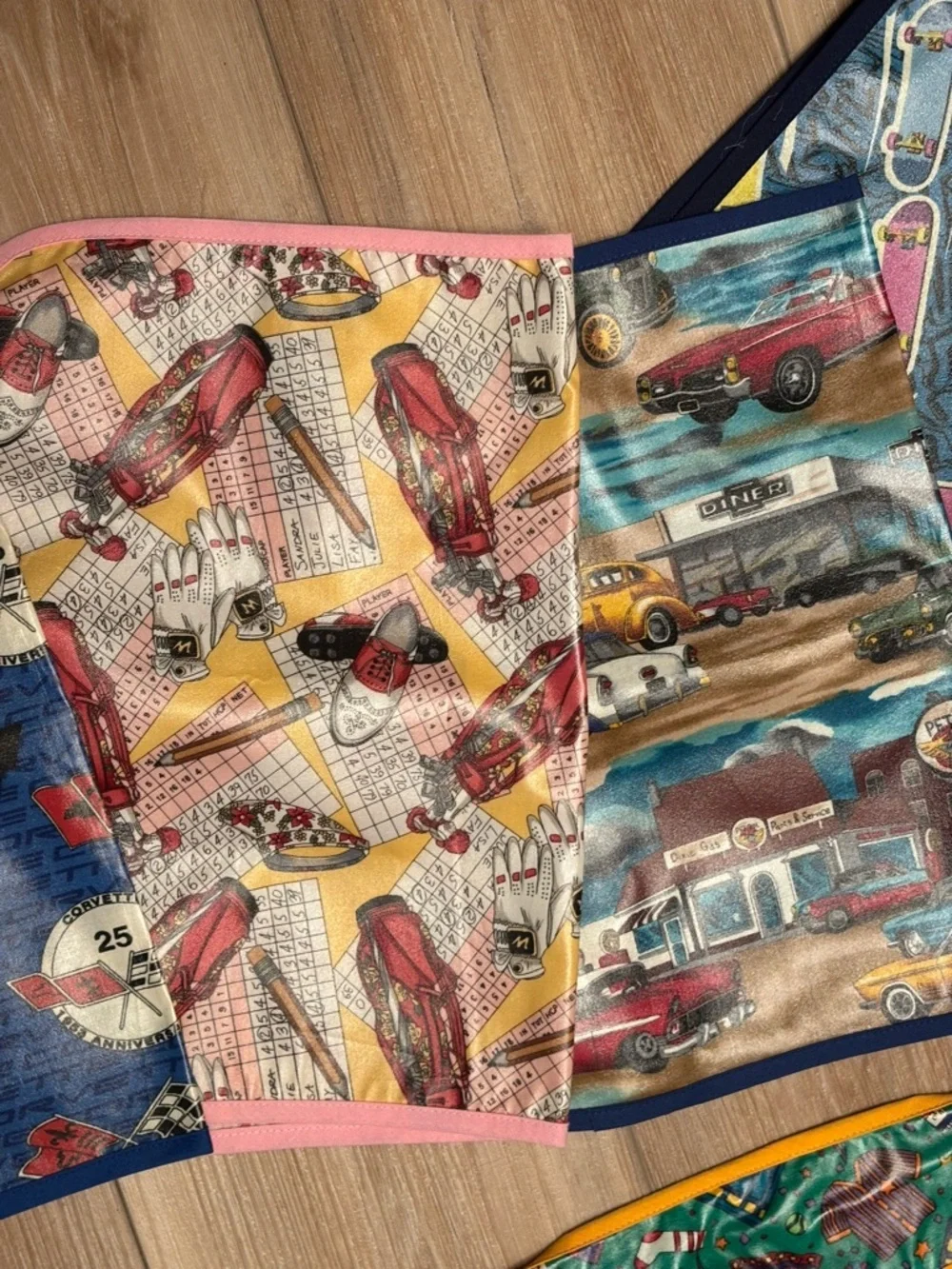 Boys Set of 10 Waterproof Bibs and Placemats